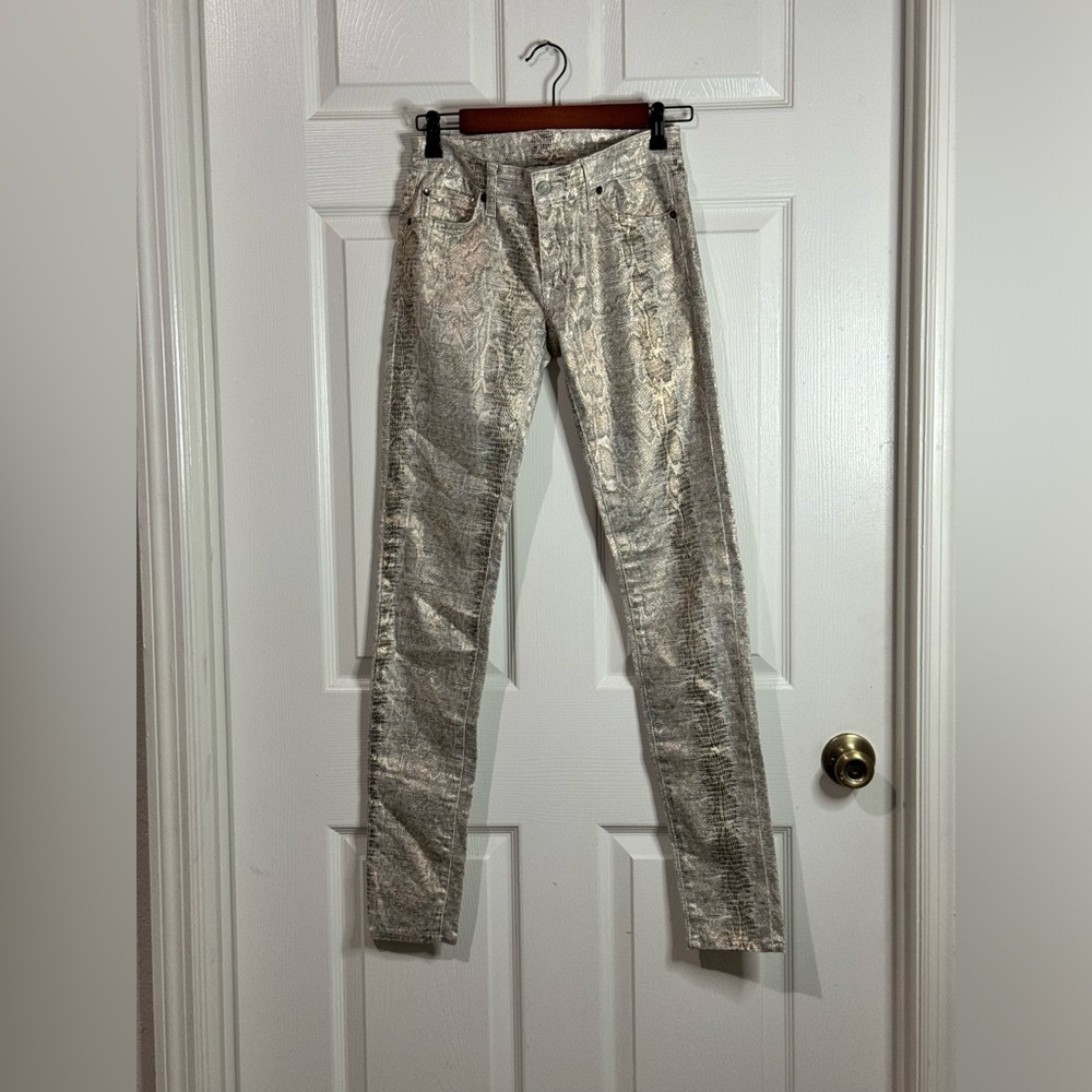 Denim & Supply Ralph Lauren Snake Print Style Skinny Jeans Women's 27/32